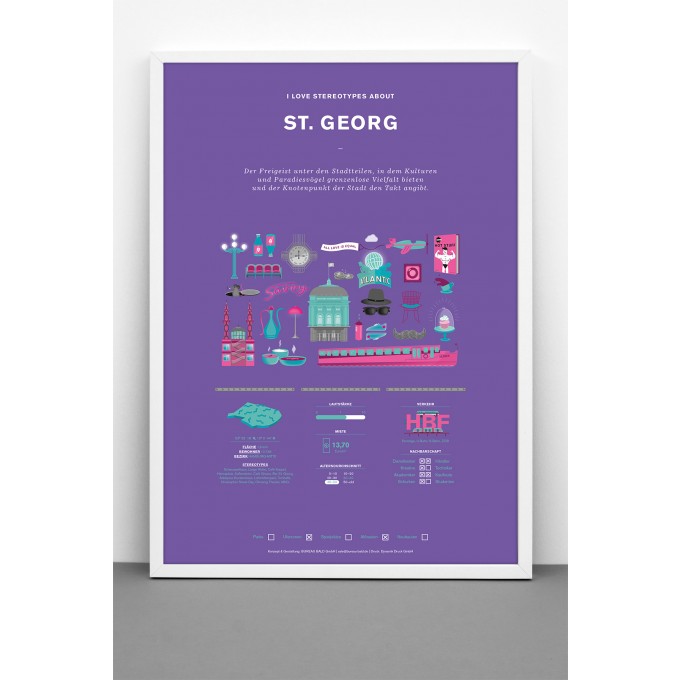 Bureau Bald Stadtteil Plakat St. Georg