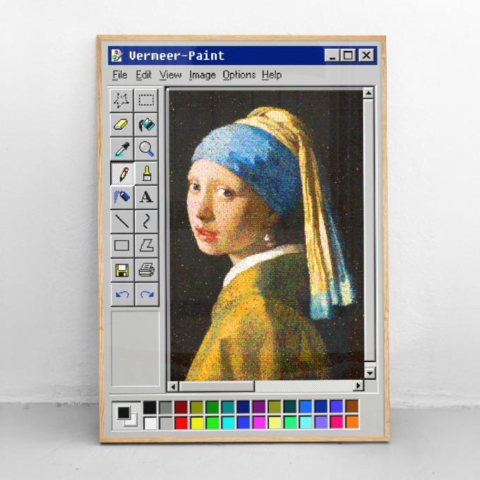 NEW PRINTS ON THE BLOCK / Plakat »Paint«