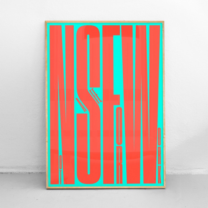 NEW PRINTS ON THE BLOCK 
 / NSFW – Not Safe For Work – Plakat DIN B1 (70 × 100 cm)