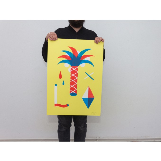 Martin Krusche – Stencil Artprint »Nizza«