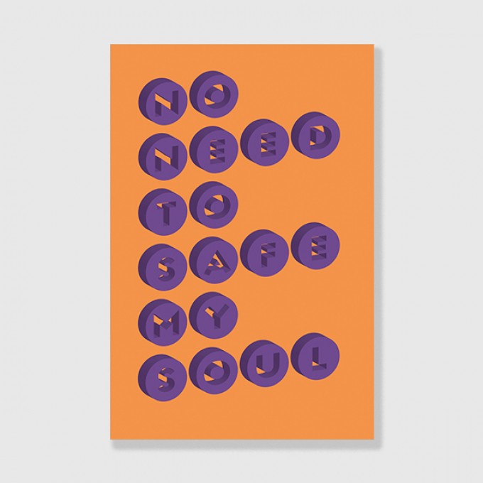 ZEITLOOPS "No Need to safe my Soul", Posterprint 40x60 cm