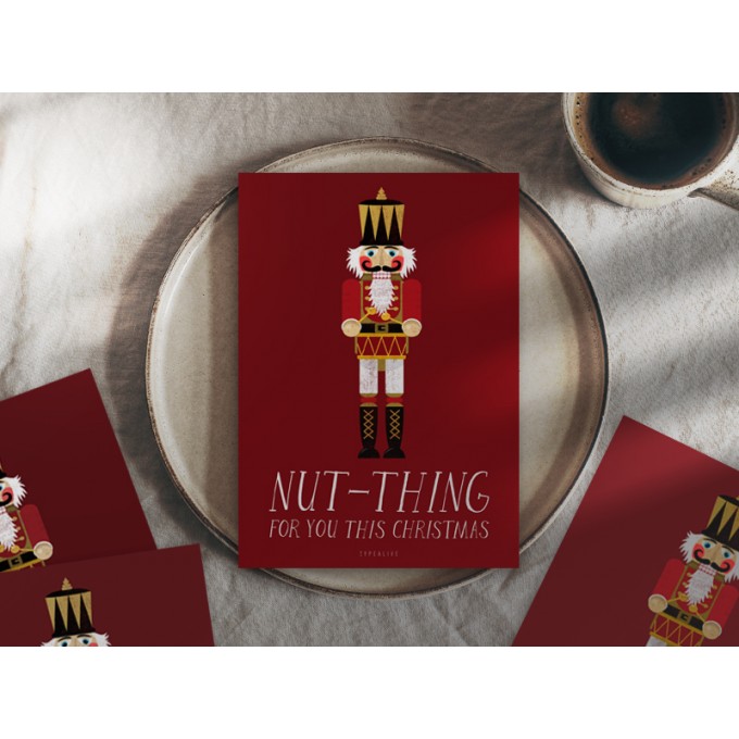 typealive / Weihnachtskarten 4er Set / Nut-Thing
