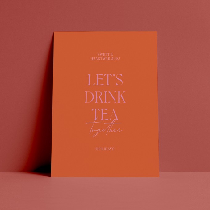 Weihnachtskarte DRINK von ODE TO AYVI