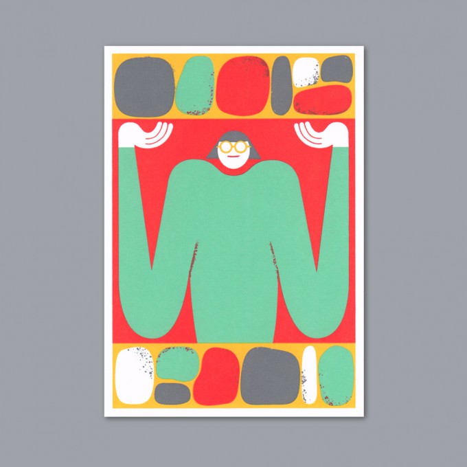 Anne Albert – Overfeeling_04 – Siebdruck (10,5 x 14,8 cm)