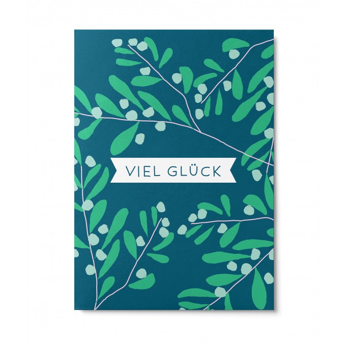 UNTER PINIEN – Viel Glück – Postkarte