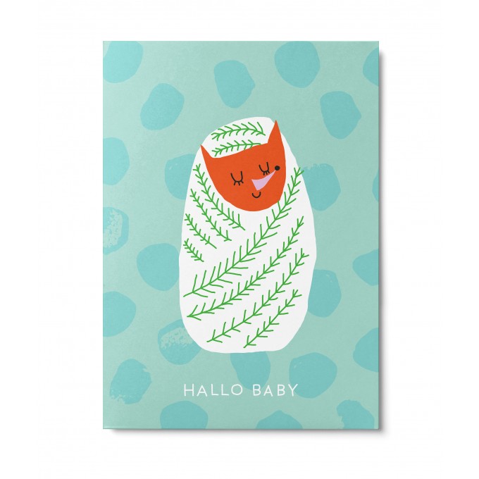 UNTER PINIEN – Hallo Baby – Postkarte