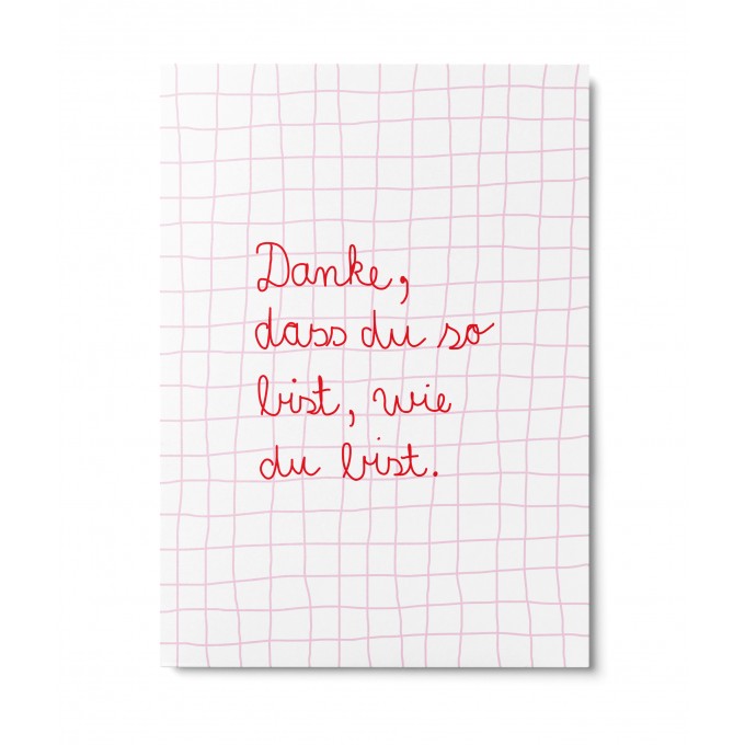 UNTER PINIEN – Wie du bist – Postkarte