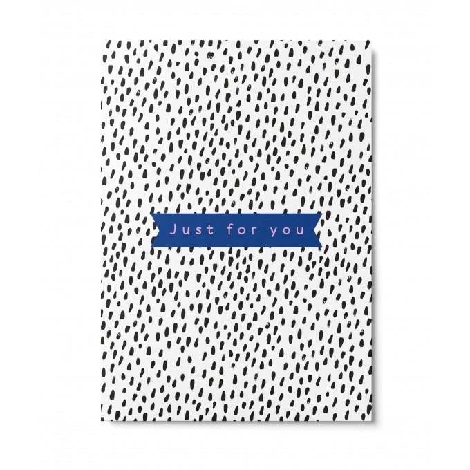 UNTER PINIEN – Just for you – Postkarte