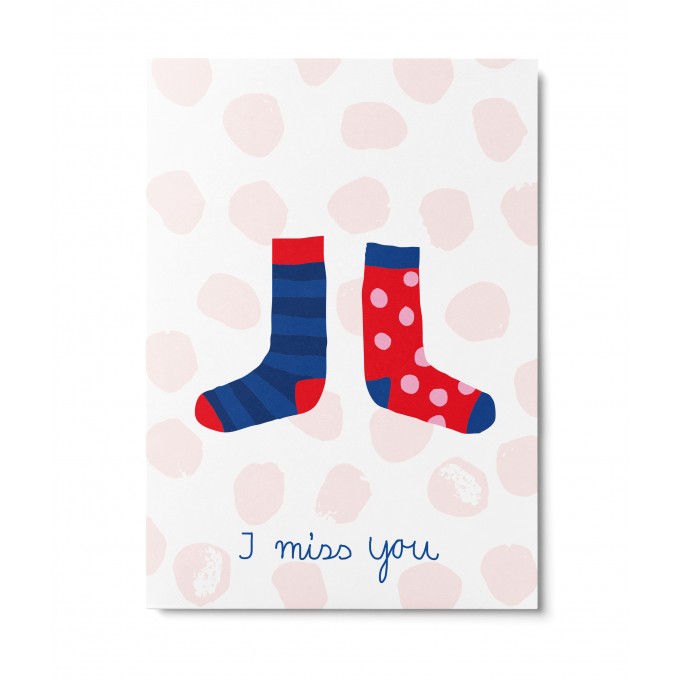 UNTER PINIEN – I miss you – Postkarte