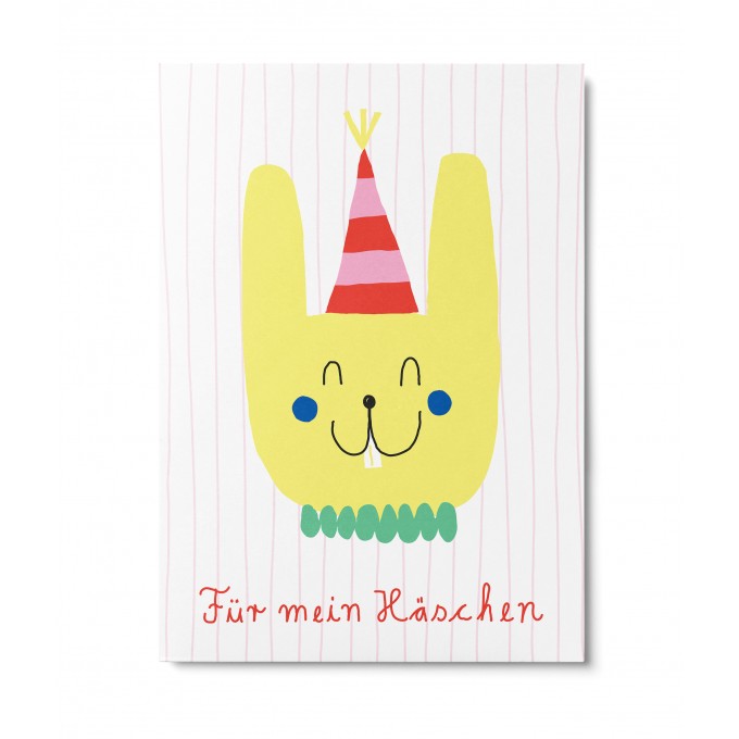 UNTER PINIEN – für mein Häschen – Postkarte