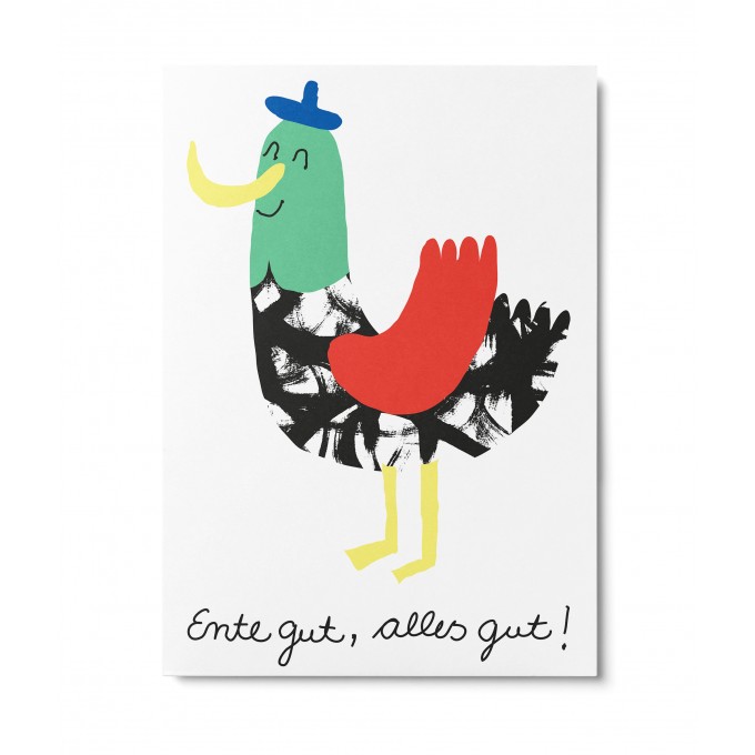 UNTER PINIEN – Ente gut, alles gut! – Postkarte