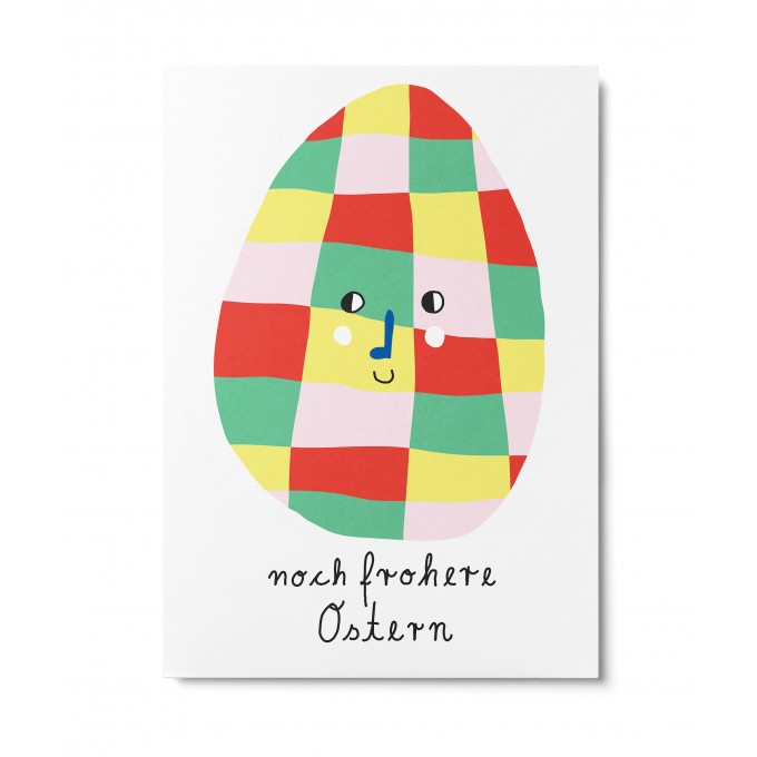 UNTER PINIEN – noch frohere Ostern – Postkarte