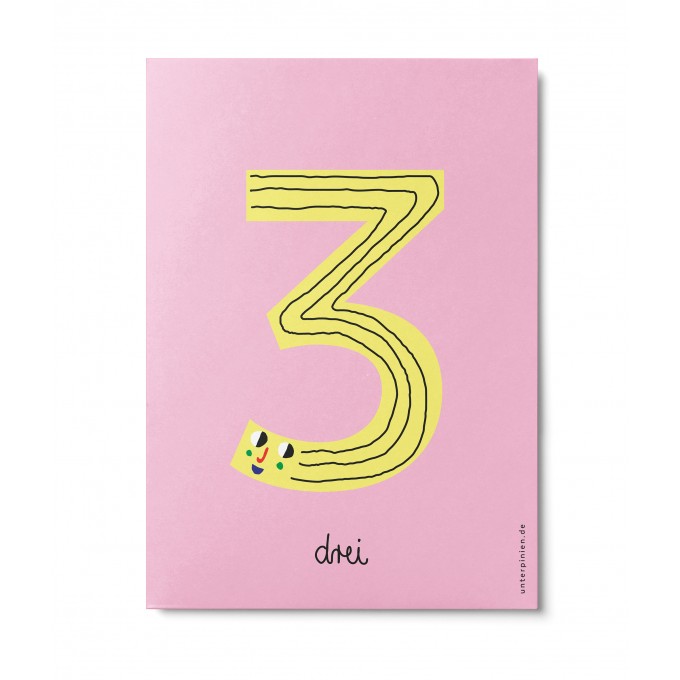 UNTER PINIEN – drei – Postkarte