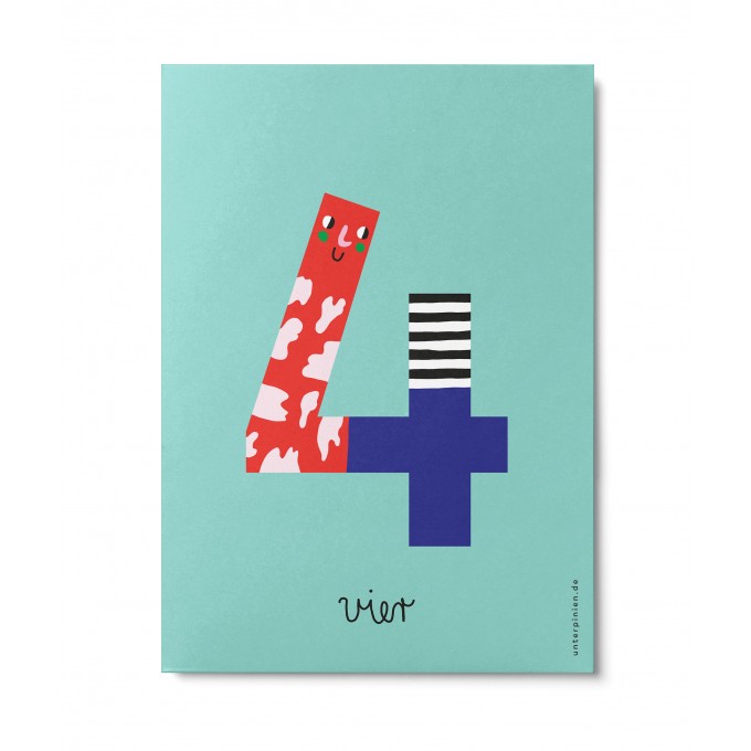 UNTER PINIEN – vier – Postkarte