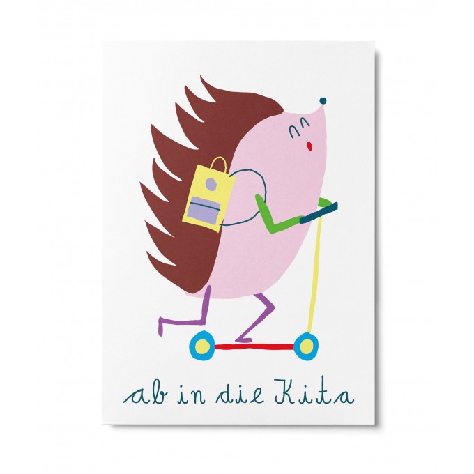 UNTER PINIEN – ab in die Kita – Postkarte
