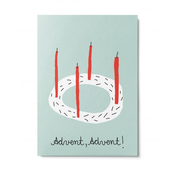 UNTER PINIEN – Advent – Postkarte