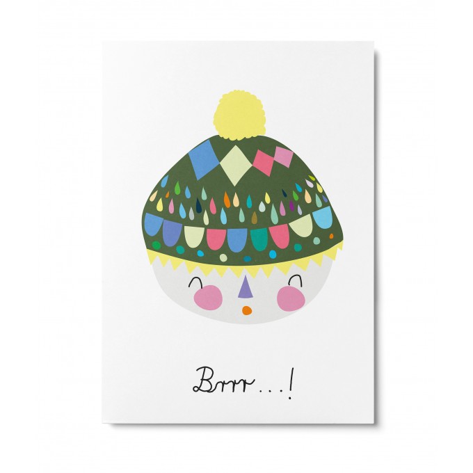 UNTER PINIEN – brrr – Postkarte