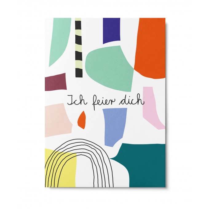 UNTER PINIEN – feier dich – Postkarte