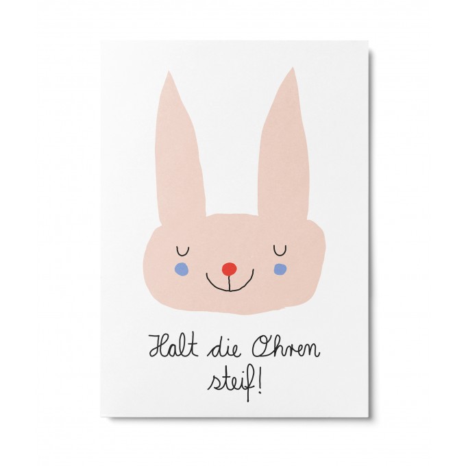 UNTER PINIEN – halt die Ohren steif – Postkarte