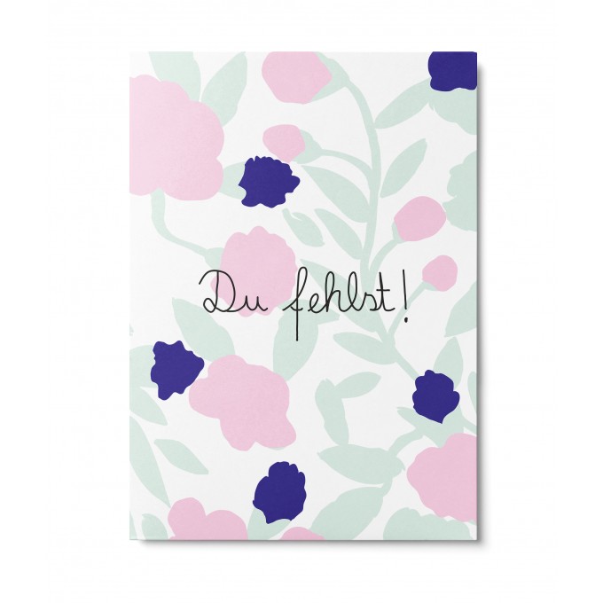 UNTER PINIEN – du fehlst – Postkarte