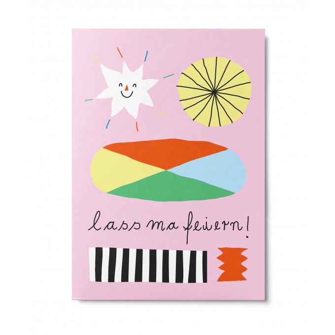 UNTER PINIEN – lass ma feiern – Postkarte