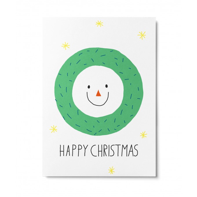 UNTER PINIEN – happy christmas – Postkarte