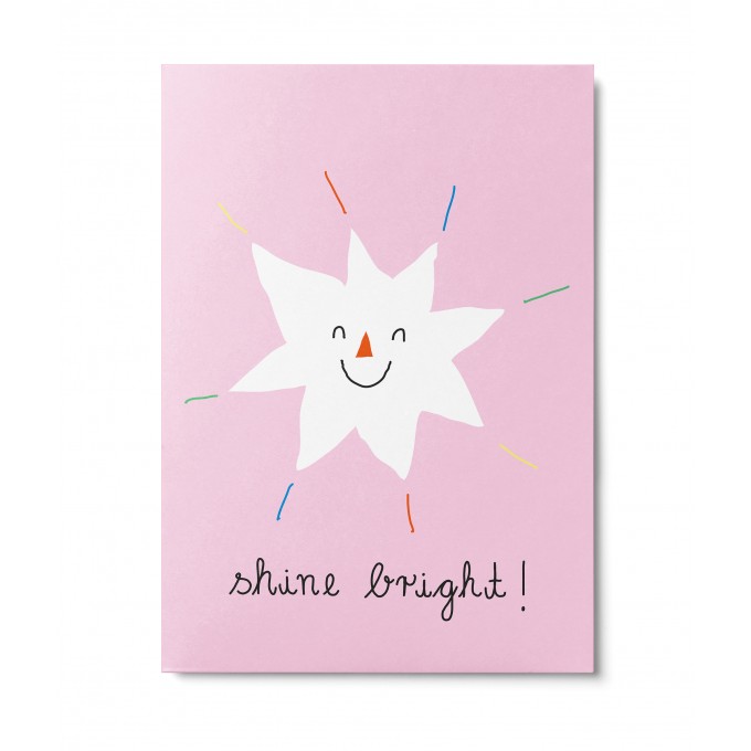 UNTER PINIEN – shine bright – Postkarte