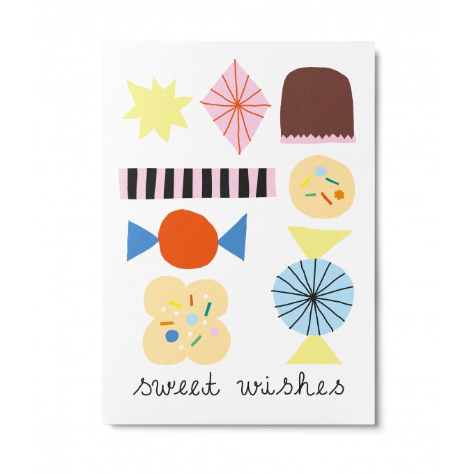 UNTER PINIEN – sweet wishes – Postkarte
