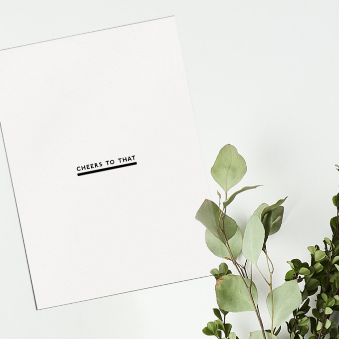 Love is the new black - Postkarte -
Cheers 