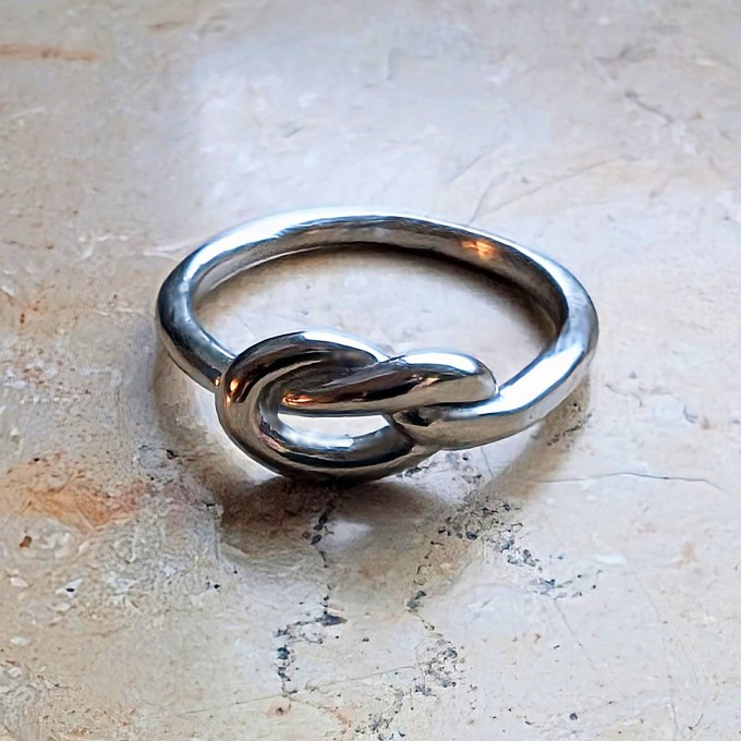 WUNDERVOLL | The Love Knot Ring - Silber