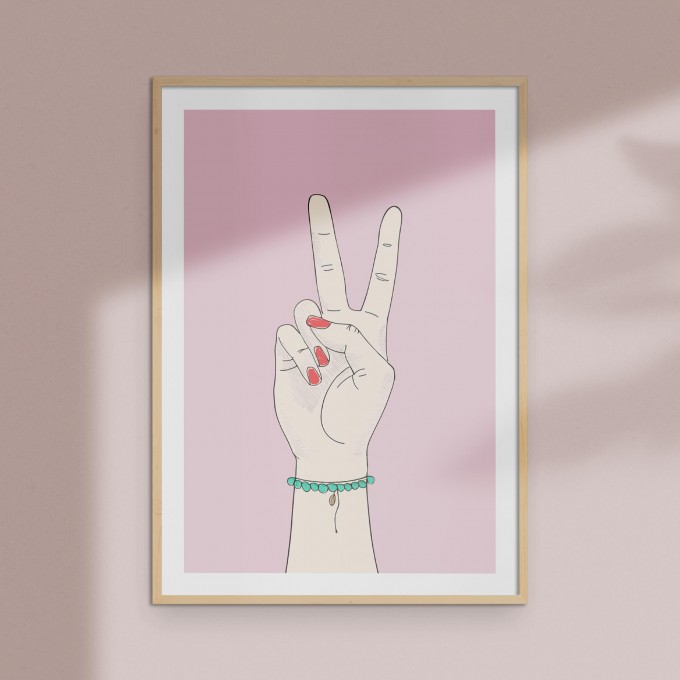 Amy & Kurt Berlin Artprint "Peace"