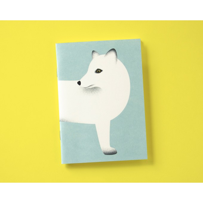 Notizheft A6 Polarfuchs // Papaya paper products
