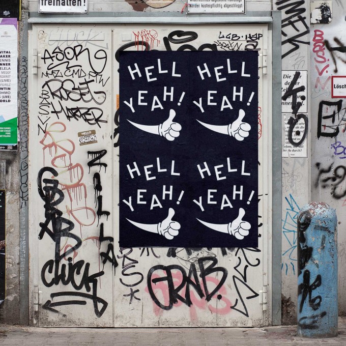 Make Goods – Poster „Hell Yeah!"
