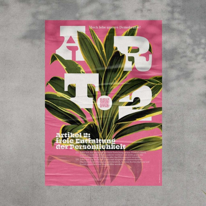 Grundrechte-Poster, Art. 2