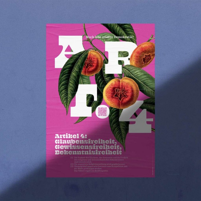 Grundrechte-Poster, Art. 4