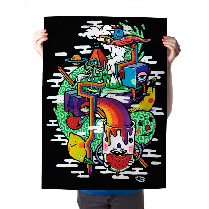 Martin Krusche – Poster »Colorful Life« 50x70cm