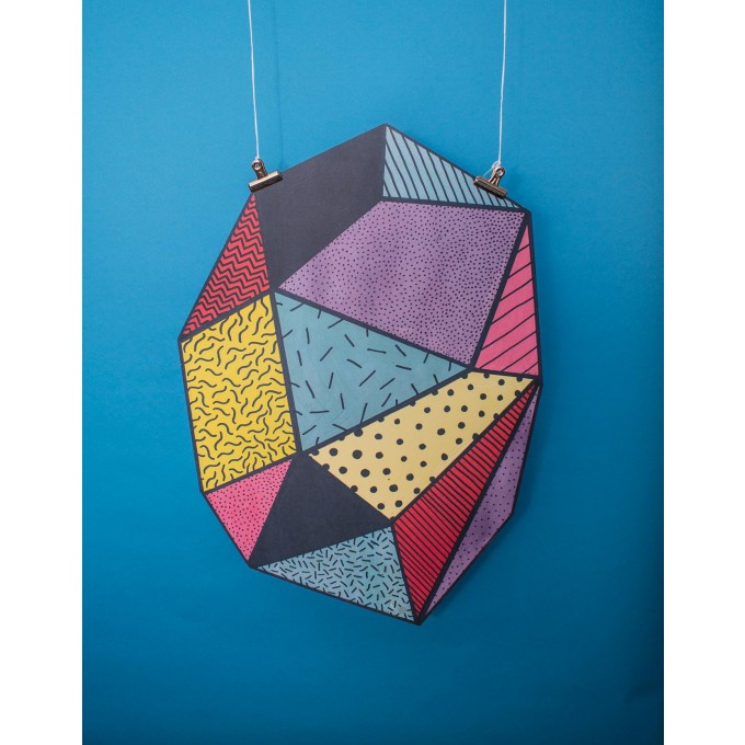 Martin Krusche Artprint »Geoobject« Freiform-Poster