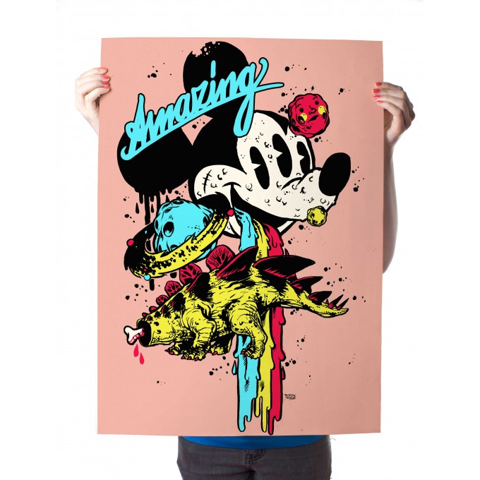 Martin Krusche – Poster »Micklone« 50x70cm