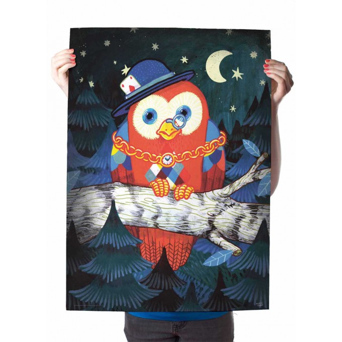 Martin Krusche – Poster »Dark Night«, 50x70cm
