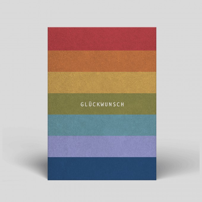 Postkarte - Regenbogen - Nr. 22 - Naturbedacht