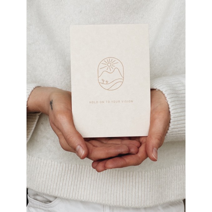 Postkarte - HOLD ON TO YOUR VISION / OAY.PAPER