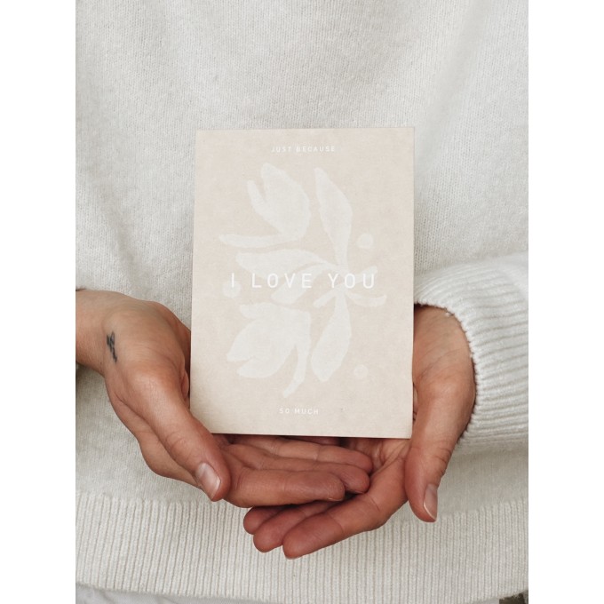Postkarte - JUST BECAUSE I LOVE YOU / OAY.PAPER