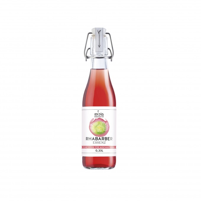 Bio Rhabarber-Sirupessenz (330ml) von 89Süd Manufaktur