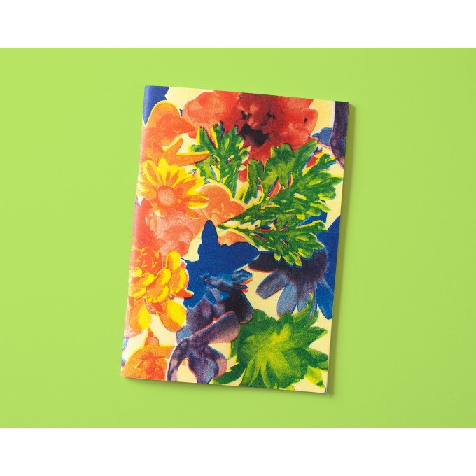 Notizheft A5 Riso flowers // Papaya paper products