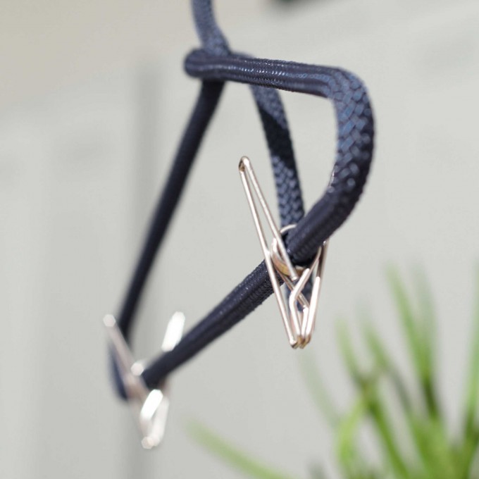 ROPE CLIPS KLAMMERN | Funktionserweiterung Deiner Kleiderbügel, Garderoben & S-Haken | 6er Set | Peppermint Products