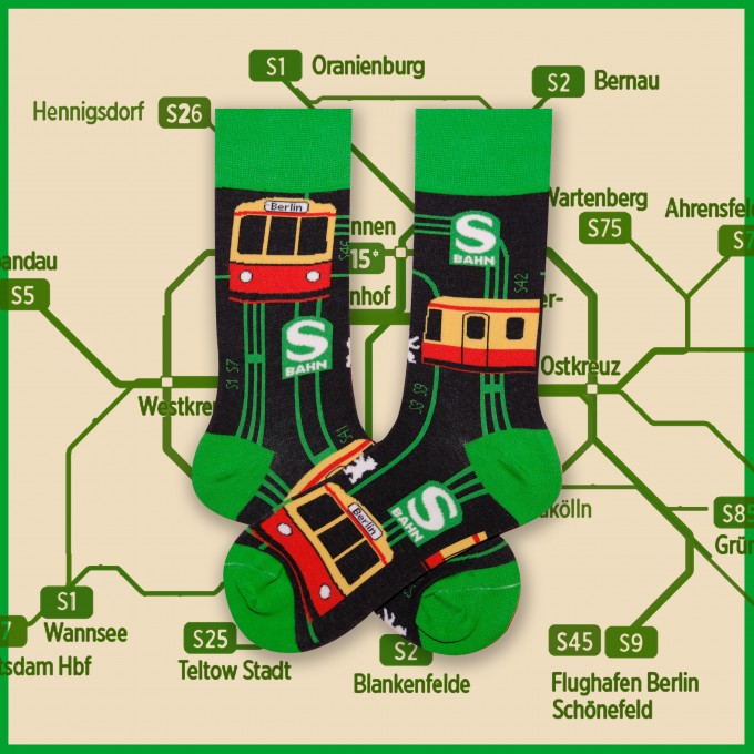 Berlin S-Bahn Socken von Offbeat
