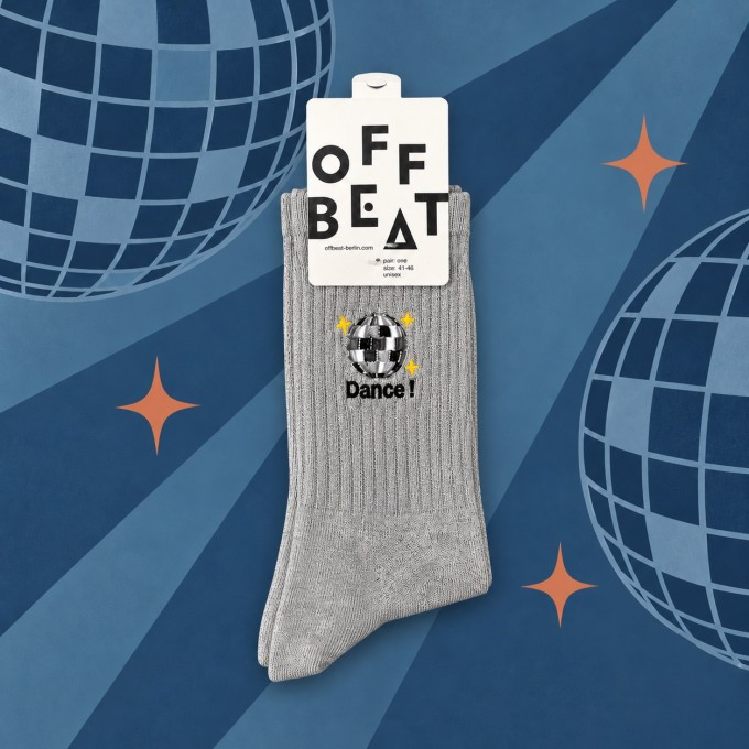 Bestickt Disco Ball Socken von Offbeat