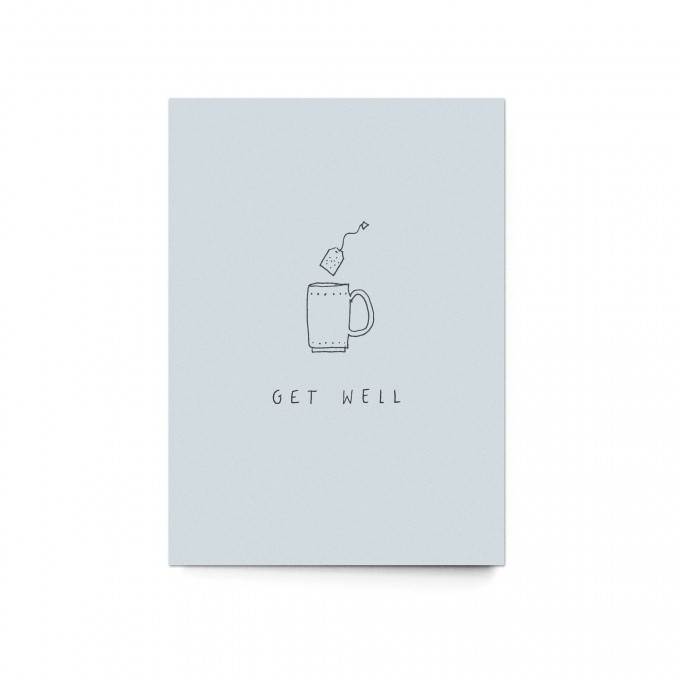 sonst noch was? Postkarte "Get well"