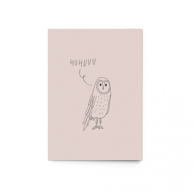 sonst noch was? Postkarte "Huhuuu"
