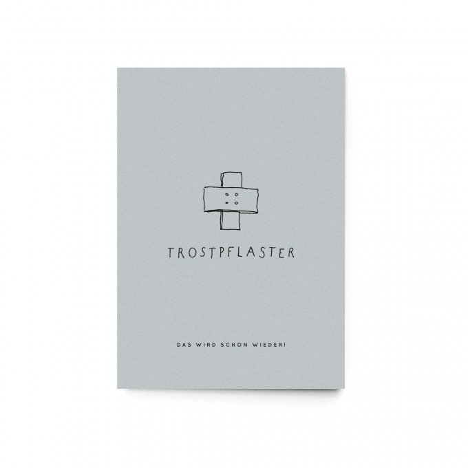 sonst noch was? Postkarte “Trostpflaster”